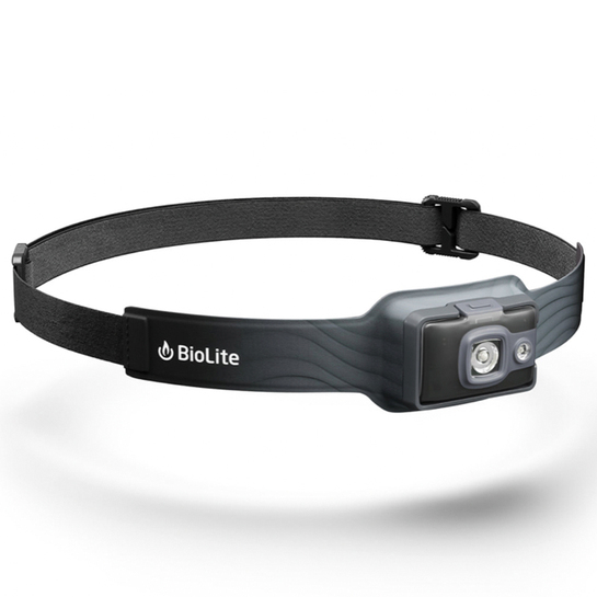 BioLite 325 Lumen Rechargeable Headlamp Grey/Black