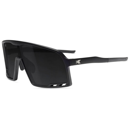 Knockaround Campeones Wraparound Sunglasses | Black on Black