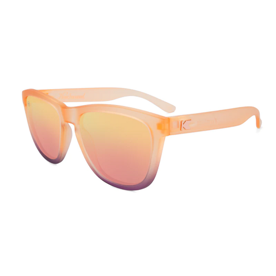 Knockaraound Sunglasses Premiums | Frosted Rose Quartz Fade / Rose