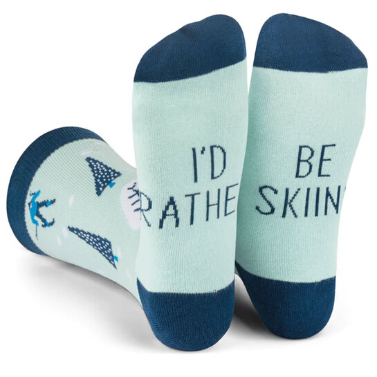 Lavley I'd Rather Be Skiing Socks