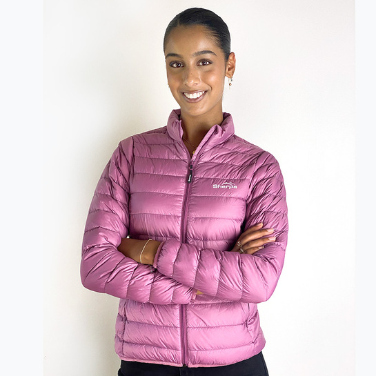 Sherpa Women's Lightweight 650+ Down Jacket Lilac 12