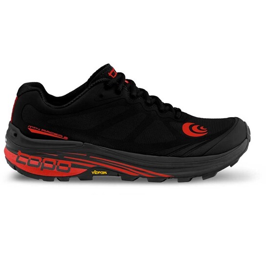 Topo Men's Mountain Racer 2 Running Shoes Black/Red 11 US