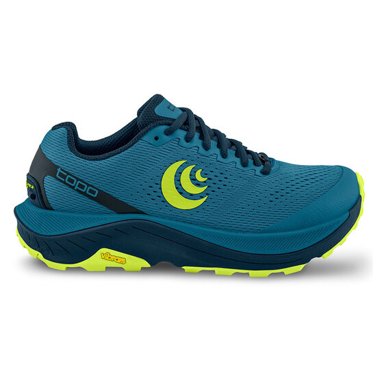 Topo Ultraventure 3 Men's Running Shoes Blue/Lime 11.5