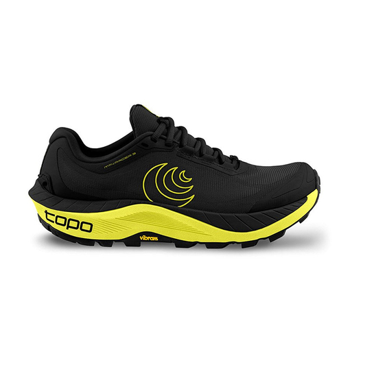 Topo Men's Mountain Racer 3 Running Shoes Black/Lime 11.5