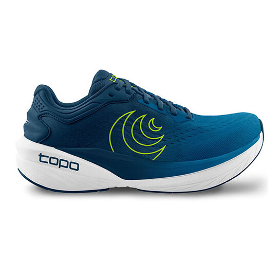 Topo Men's Phantom 4 Running Shoes Blue/Lime 10