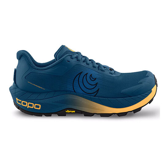 Topo Men's Mountain Racer 4 Running Shoes Navy/Orange 10