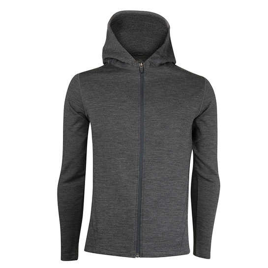 black merino hoodie