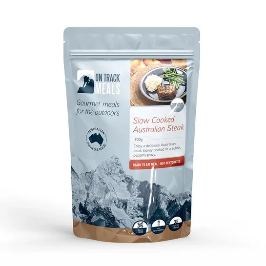 On Track Meals Slow Cooked Australian Steak 1 Serve