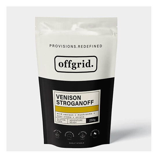 Offgrid Heat & Eat Meal -Venison Stroganoff