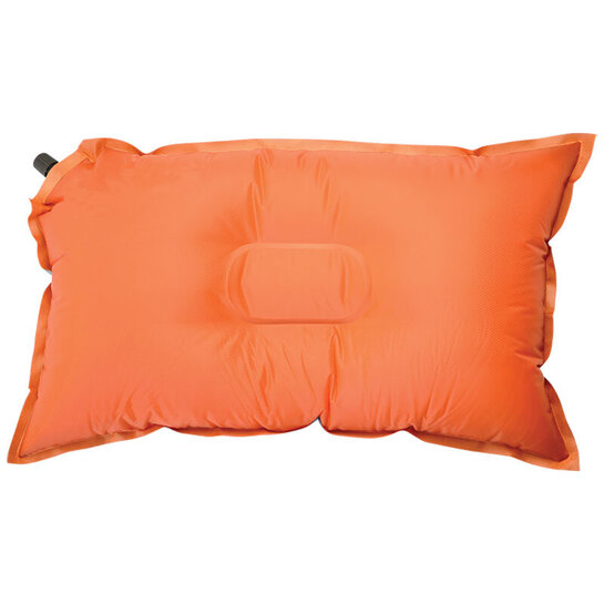 Sherpa Self Inflating Pillow Orange/Grey 