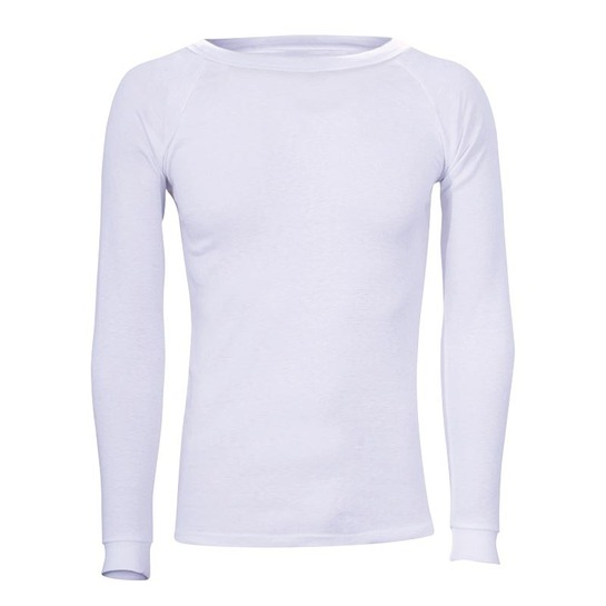 Sherpa Unisex Long Sleeve Polypro Thermal Top White L 