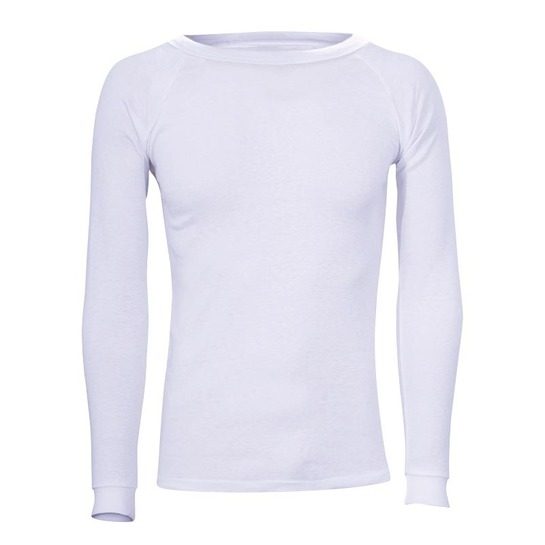 Sherpa Unisex Long Sleeve Polypro Thermal Top White XL 