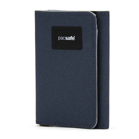 Pacsafe RFIDsafe Trifold Wallet - Coastal Blue
