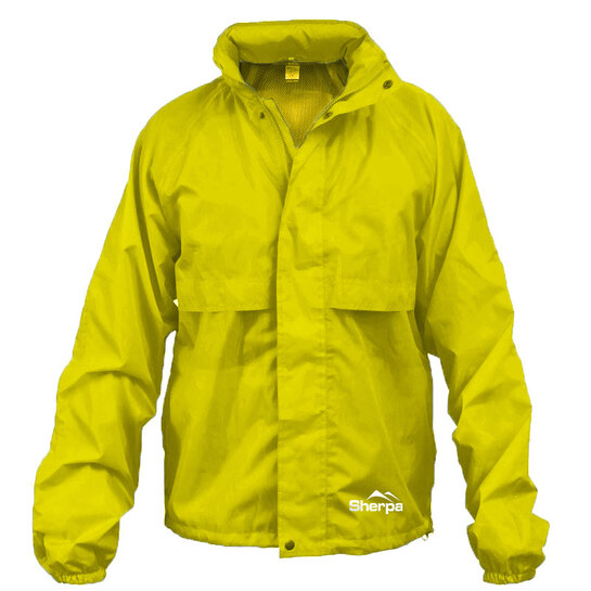 Sherpa Stay Dry Hiker II Rain Jacket Fluro Yellow 3XL