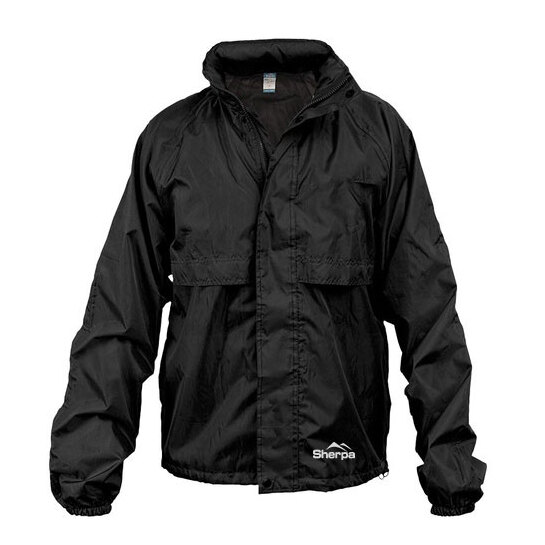 Sherpa Stay Dry Hiker Rain Jacket Black L 