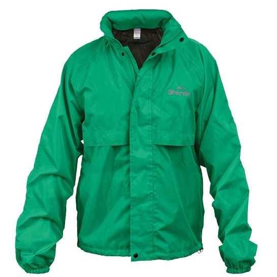 Sherpa Stay Dry Hiker Rain Jacket Kelly Green 3XL 