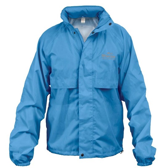 Sherpa Stay Dry Hiker Rain Jacket Light Blue L 