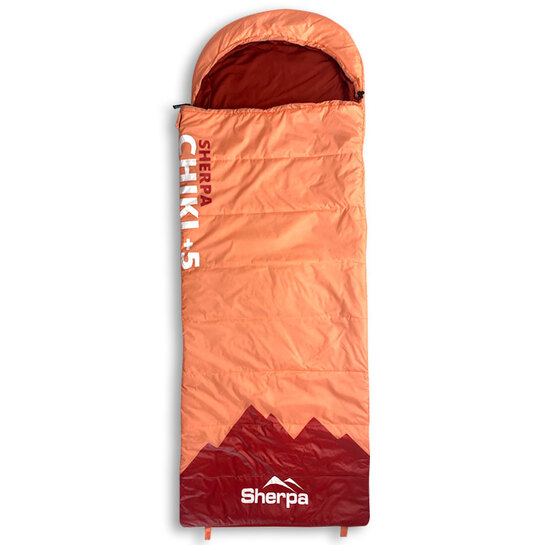 Sherpa Kids' Chiki +5 Sleeping Bag Coral