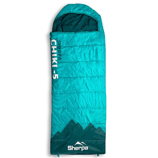 Sherpa Kids' Chiki -5 Sleeping Bag Aqua