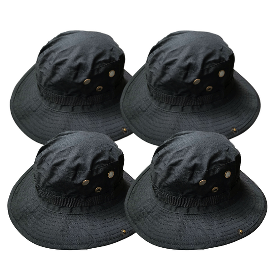 Sherpa Shade Hat 4 Pack - Black