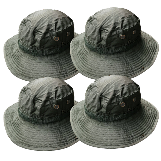 Sherpa Shade Hat 4 Pack - Khaki