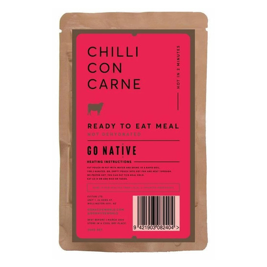 Go Native Chilli Con Carne Meal - 1 Serve