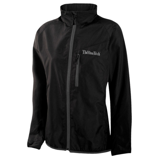 ThermaTech Women's Pack Away Running/Cycling Jacket Black/Charcoal S