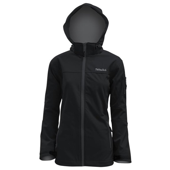 ThermaTech Women's Soft Shell Jacket Black L