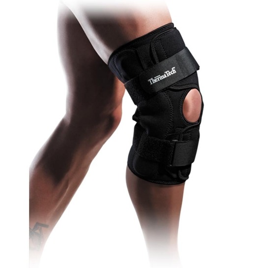 ThermaTech Hinged Knee Brace Black S