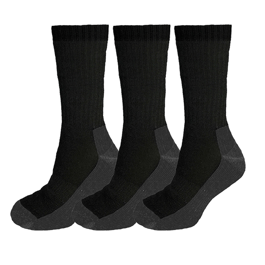 ThermaTech 3 Pack Outdoor Crew Socks S