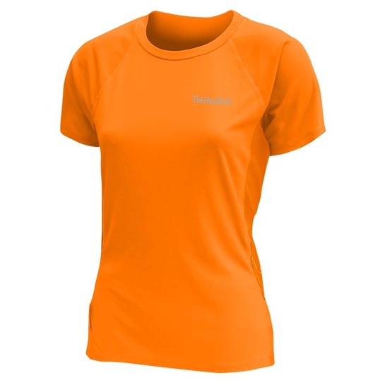 ThermaTech Womens UPF50 Performance T-Shirt Fluro Orange L
