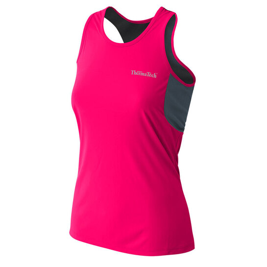 ThermaTech Womens Performance Singlet Melon/Charcoal L
