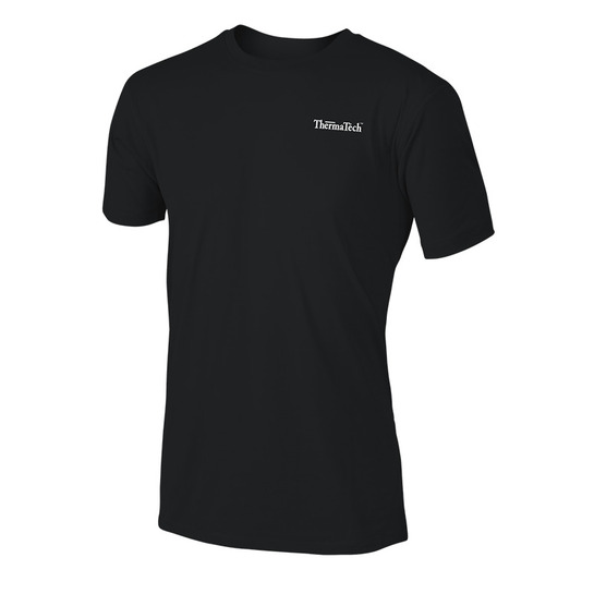ThermaTech Mens UPF50 SpeedDri T-Shirt Black L