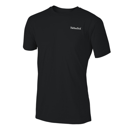 ThermaTech Mens UPF50 SpeedDri T-Shirt Black M