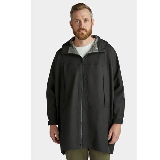 Tilley Unisex Packable Hooded Poncho Black L/XL