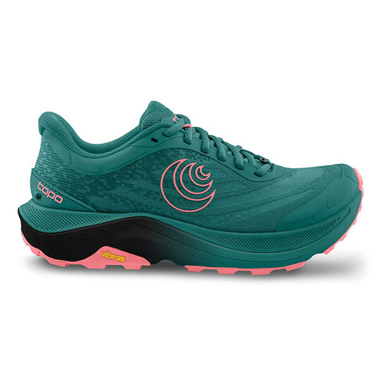 Topo Ultraventure 4 Women's Running Shoes Dark Teal/Pink 7.5