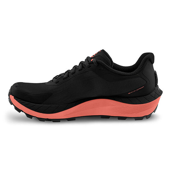 Topo Women's Mountain Racer 4 Running Shoes Black/Rose 10