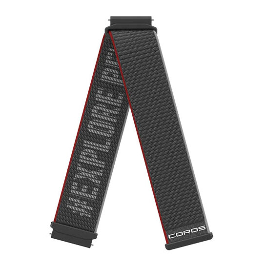 Coros Black 22mm Nylon Watch Band (for Pace 3/Apex Pro)