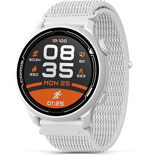 Coros Pace 2 Premium GPS Watch White with Nylon Band