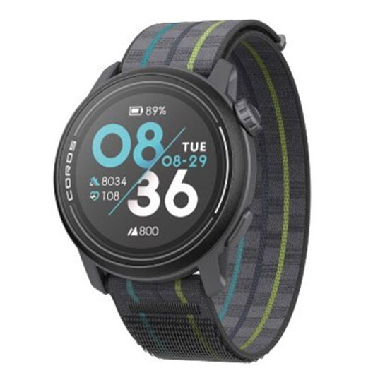 Coros Pace 3 GPS Sport Watch Black with Nylon Band